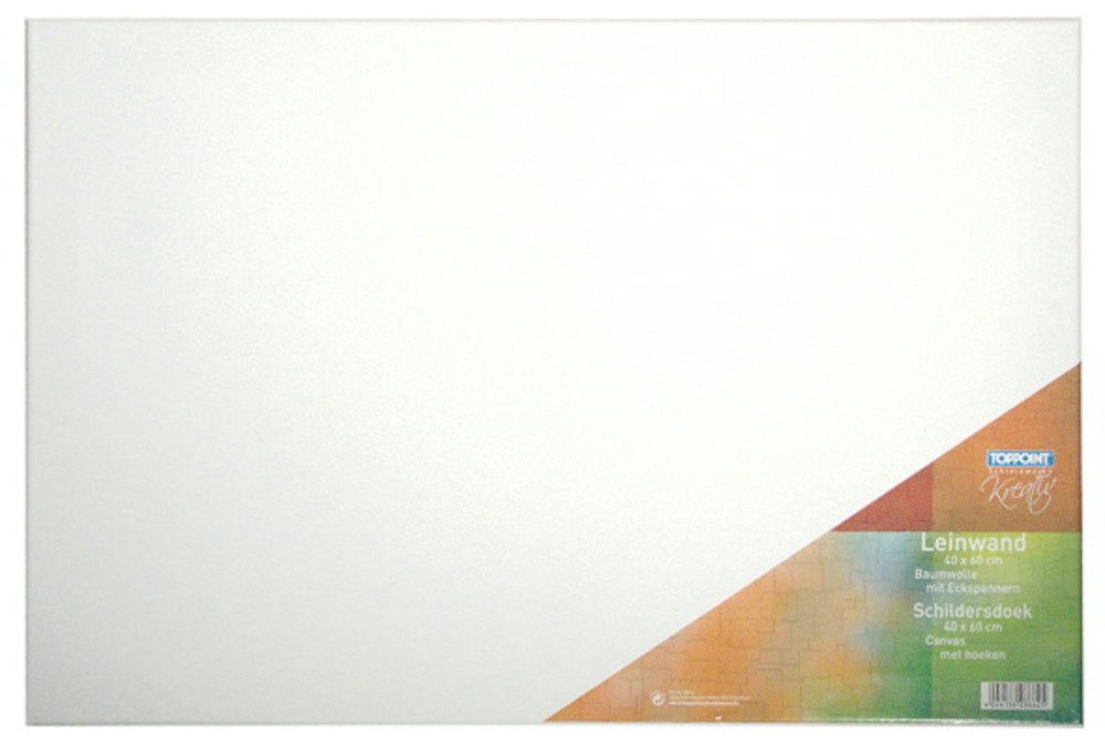 Stylex Schreibwaren Leinwand 6 Leinwände bespannte Keilrahmen Leinwand 40x60cm