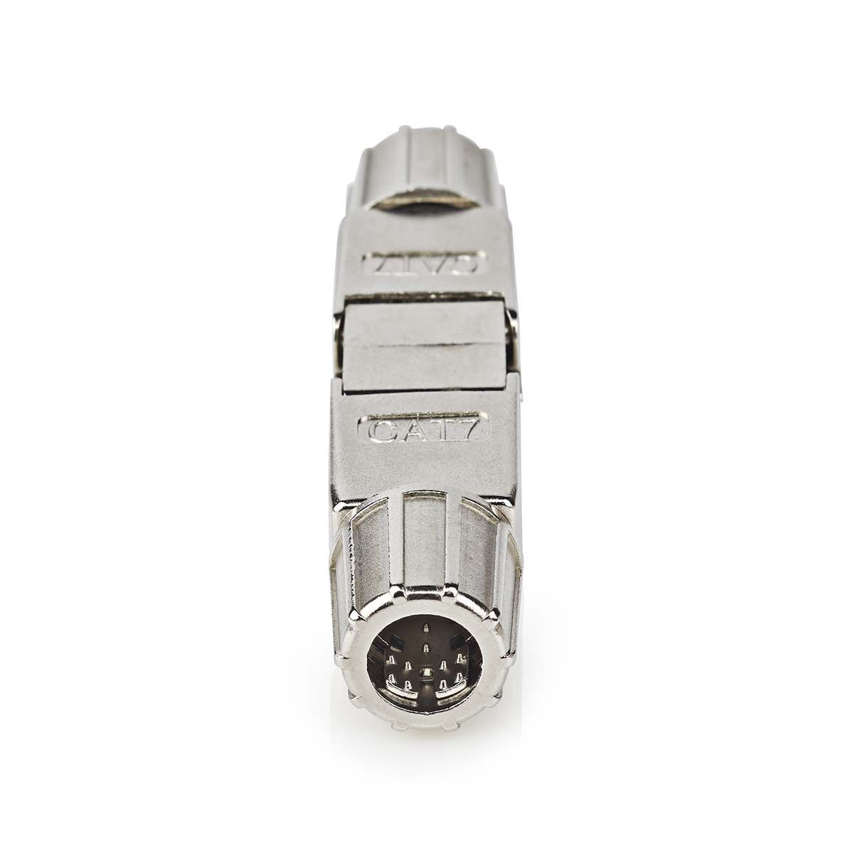Nedis CCGB89020ME Netzwerk-Adapter Netzwerkkoppler zu Netzwerkkoppler, Geschirmt, Cat7-geeignet, RJ45 auf RJ45, Kabelverlängerung LAN
