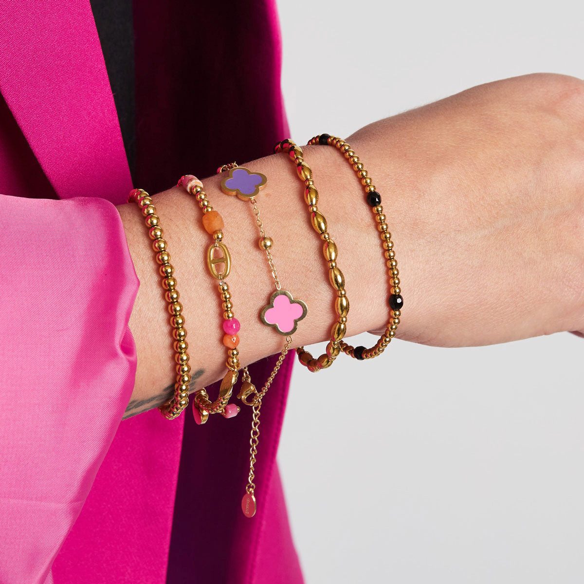 Cala Rose Edelstahlarmband SPRING CLOVER günstig online kaufen