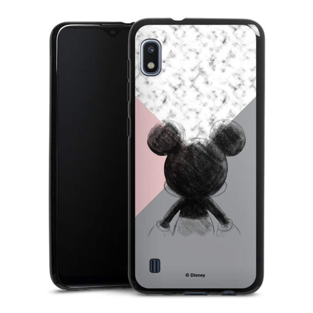 DeinDesign Handyhülle »Disney Marmor Mickey Mouse Mickey Mouse Scribble«, Samsung  Galaxy A10 Silikon Hülle Bumper Case Handy Schutzhülle