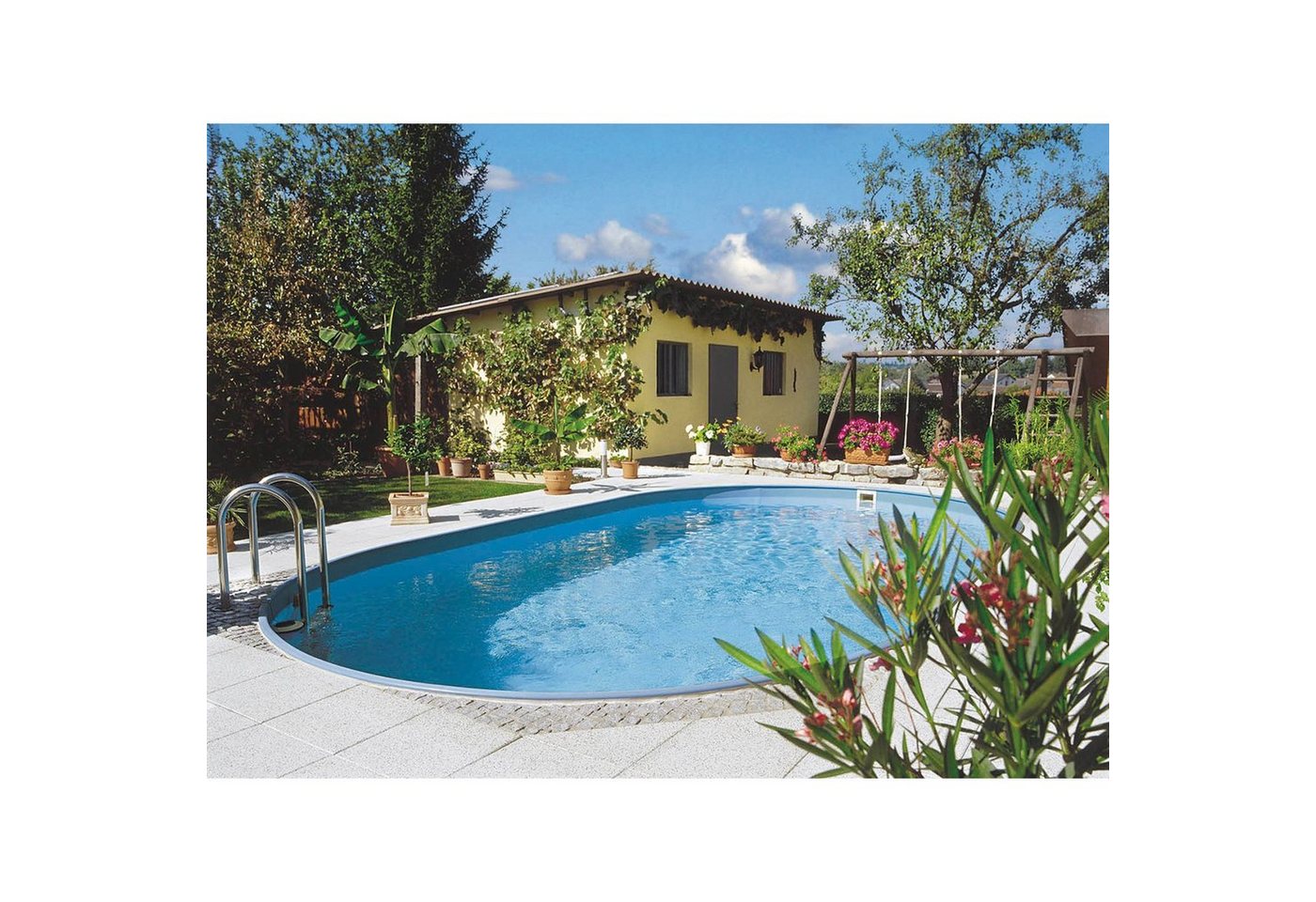 Thumbnail - Waterman Ovalpool Stahlwandpool oval Exklusiv 700x350x120 cm, Stahl (Einzelbecken), verzinkte Stahlwand