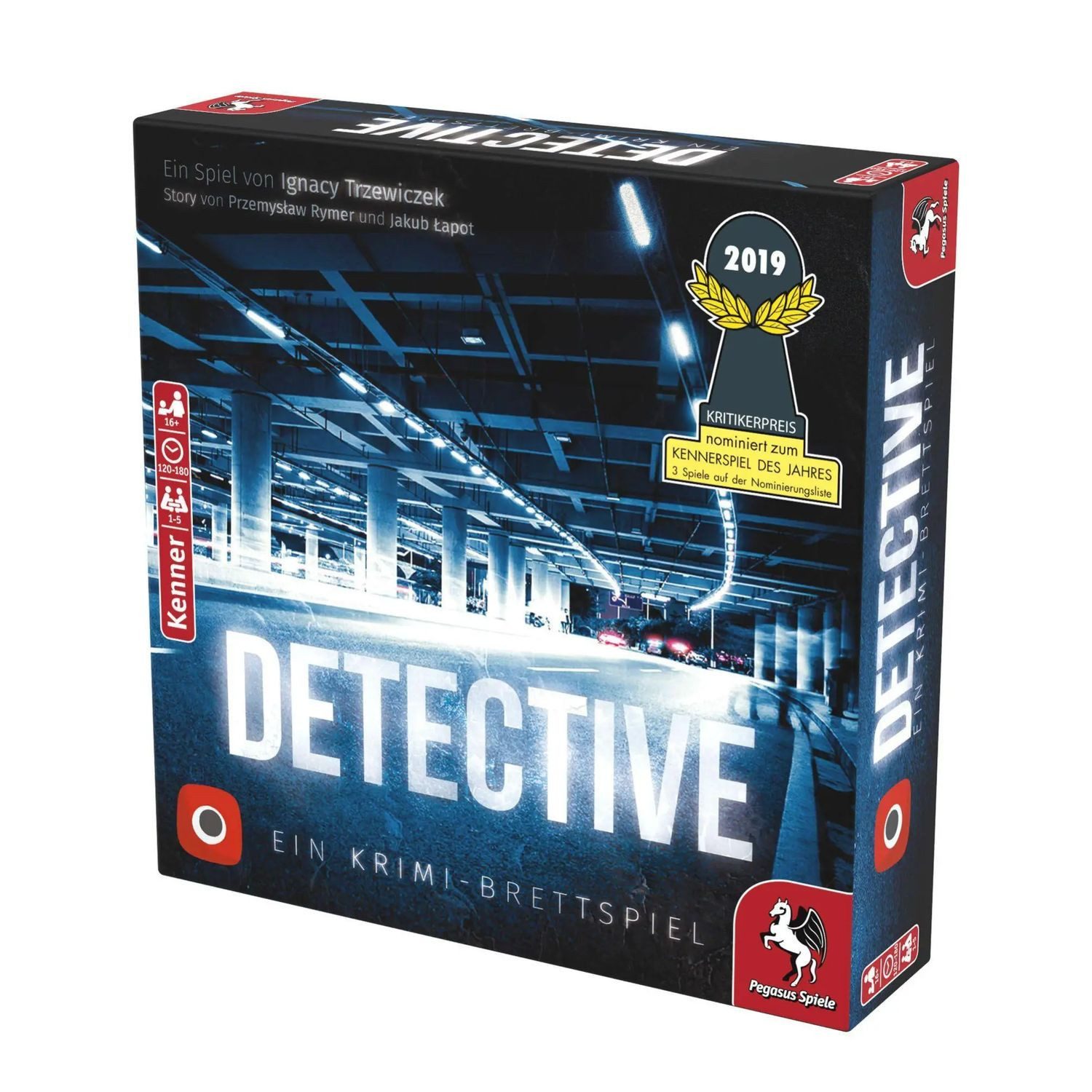 Pegasus Spiele Spiel Detective (Portal Games, deutsche Ausgabe) (Nominiert Kennerspiel...