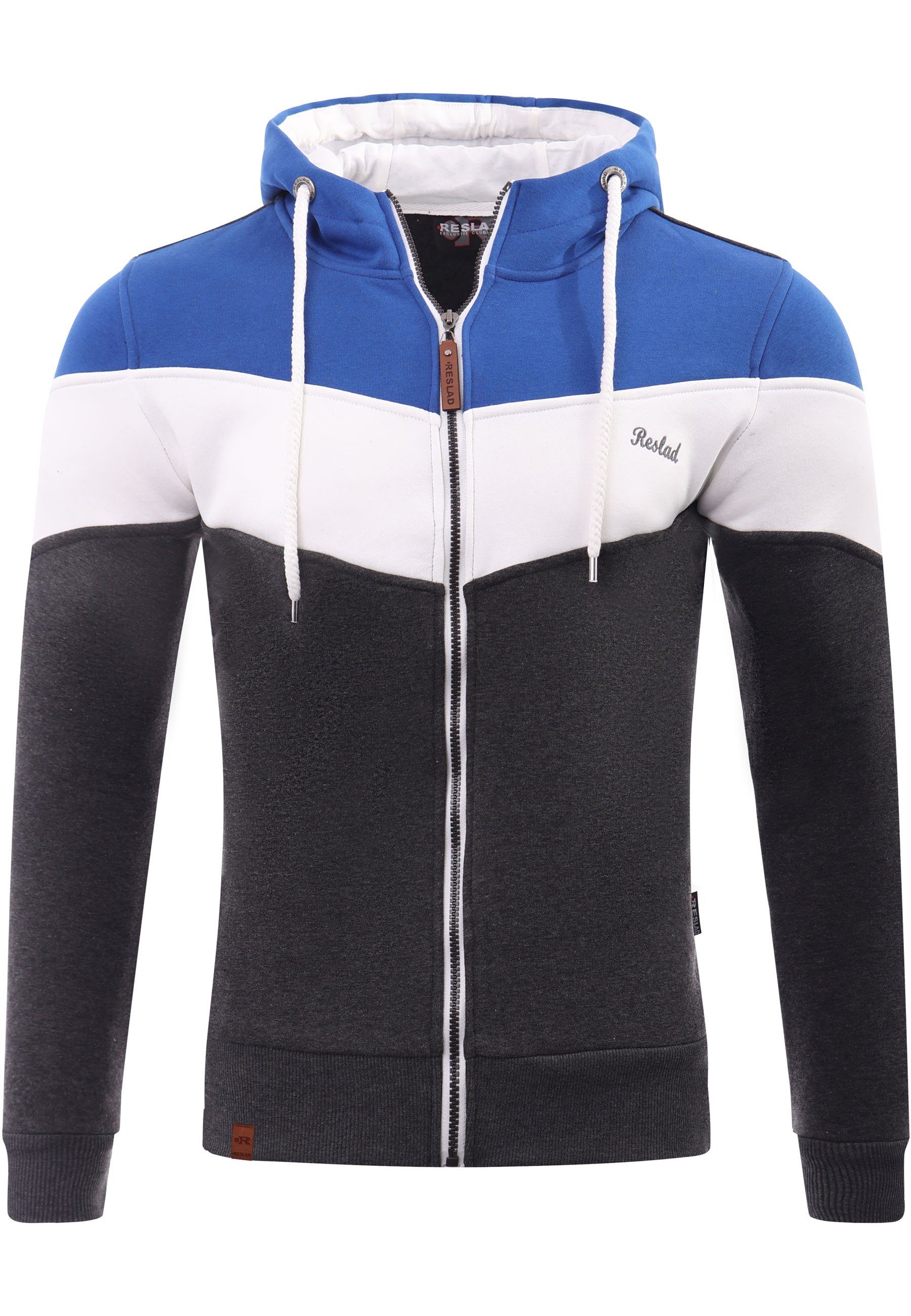 Reslad Sweatjacke Reslad Sweatjacke Zipper RS-1007 (1-tlg) Winter-Pullover günstig online kaufen