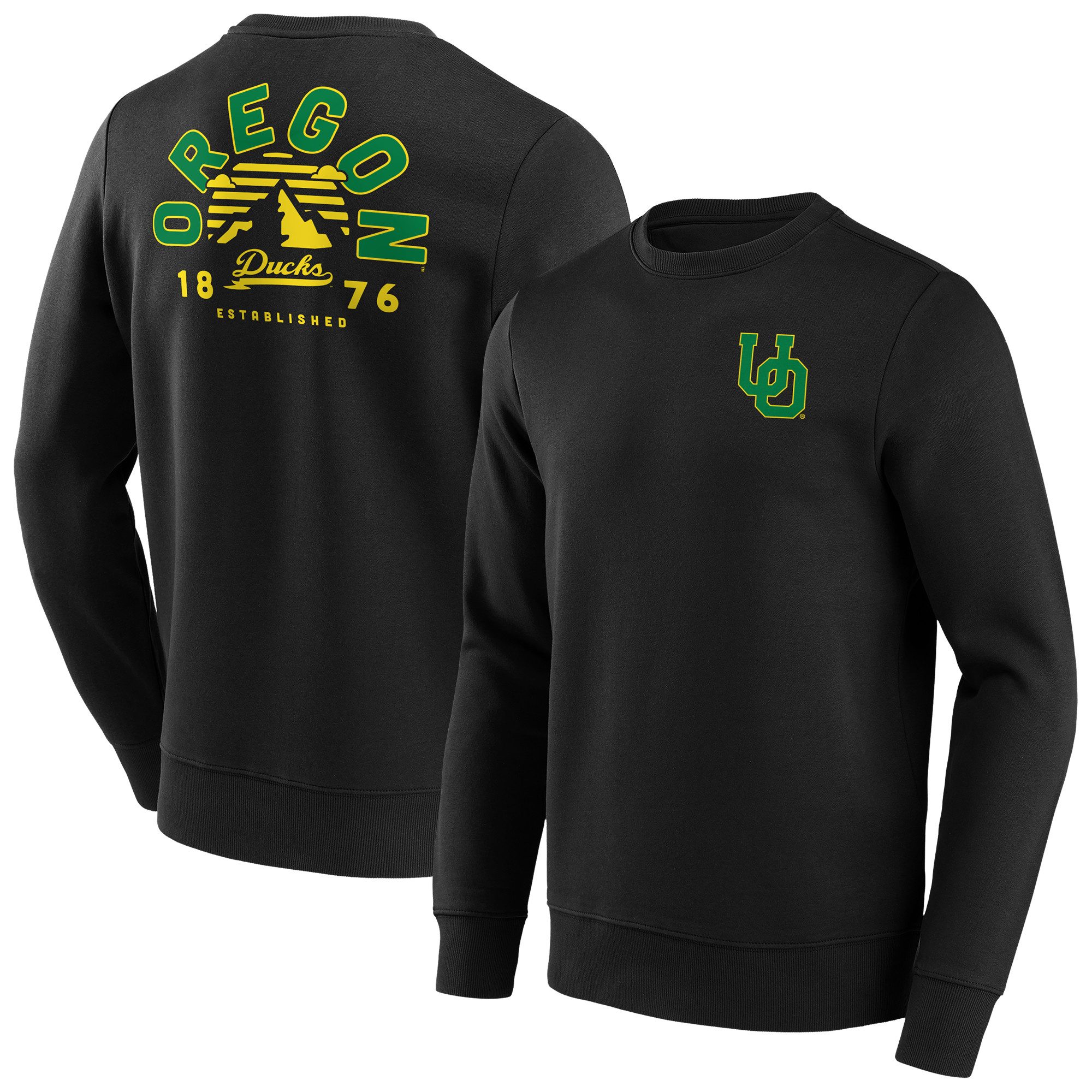 Fanatics Sweatshirt Fanatics Sweatshirt Oregon Ducks Hometown Graphic Crew günstig online kaufen