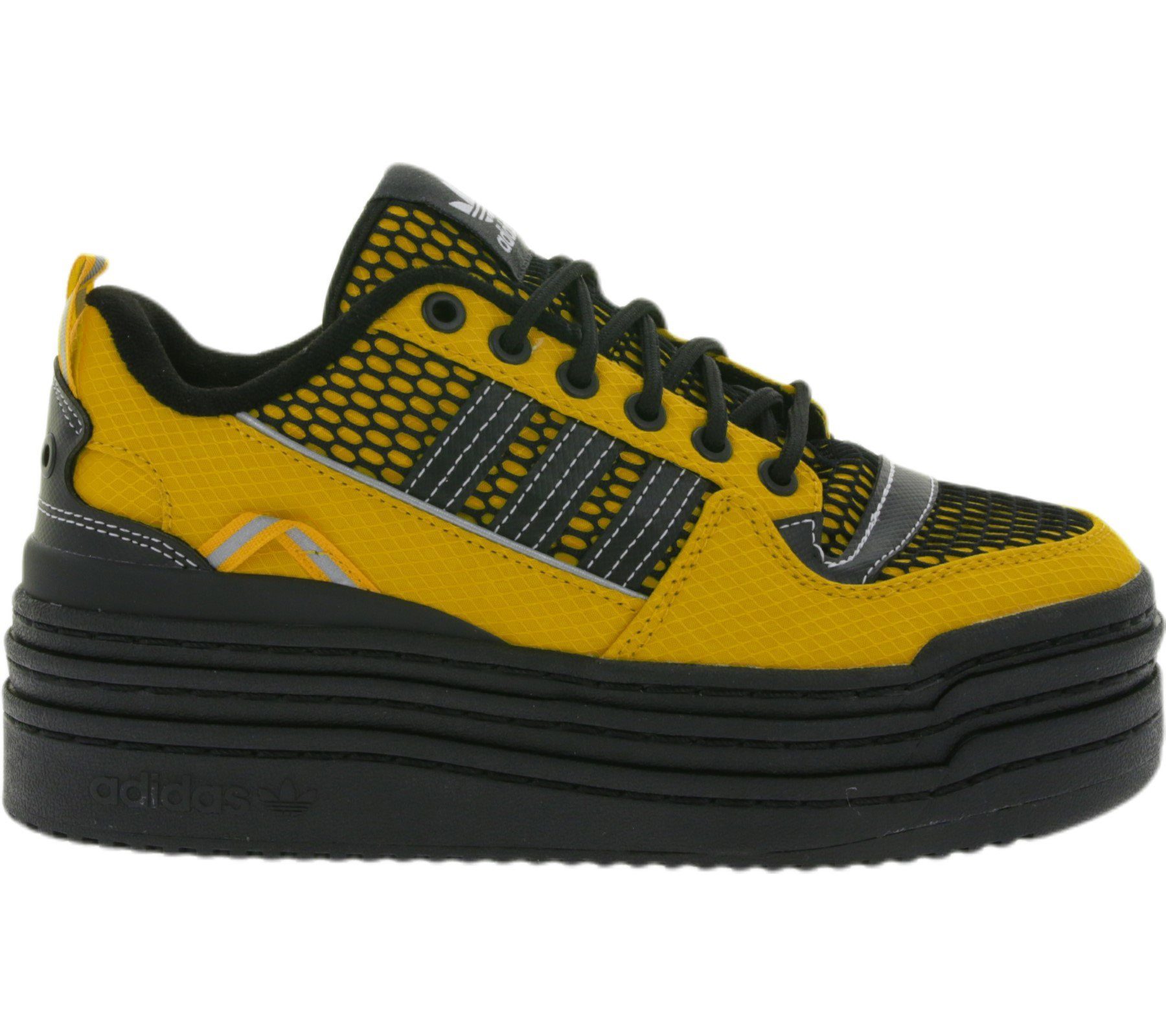 adidas »adidas Damen Plateau-Sneaker mit schwarzen Overlays Triple  Platforum Low City-Schuhe Gelb« Sneaker online kaufen | OTTO