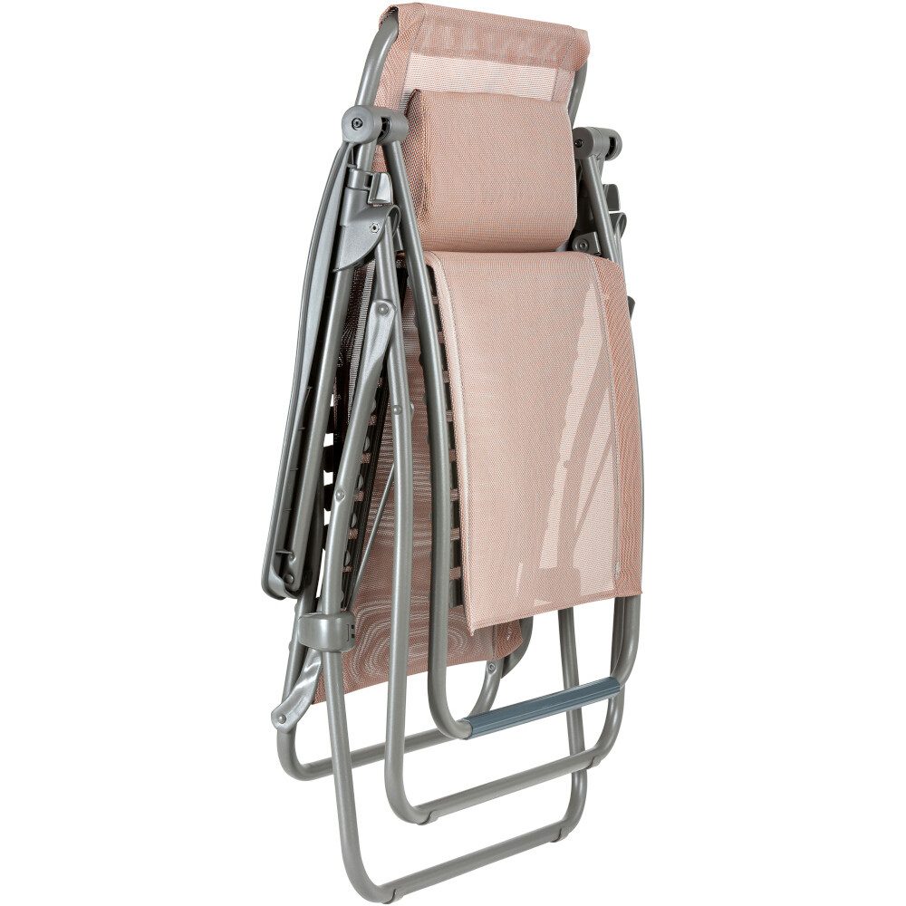 Lafuma Multifunktionsliege Relaxsessel Zero Gravity RSXA Clip, Batyline Gewebe / terrakotta