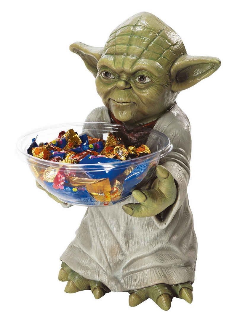 Rubie´s Einweggeschirr-Set »Yoda Süßigkeiten-Halter«, Kunststoff, Original Star Wars Figur als kultige Deko für Halloween & Co.