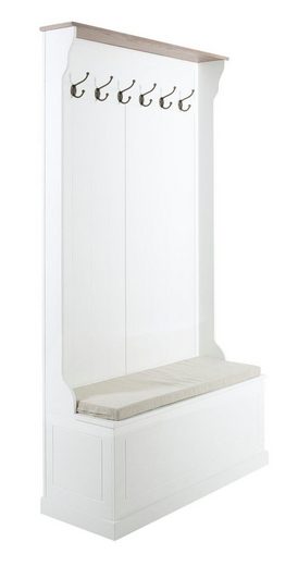 ebuy24 Garderobenständer »Astrid Dielenmöbel mit Kleiderhaken