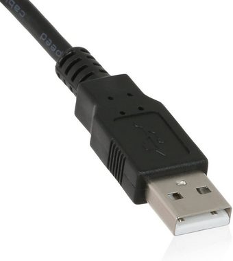 Wicked Chili 1,8m MiniUSB Ladekabel für Navi; 90° abgewinkelt Gaming-Controllerkabel, 90° abgewinkel, Mini USB. USB-A (180 cm), 90° abgewinkelter mini-USB Stecker ideal für Auto-Navigationsgerät