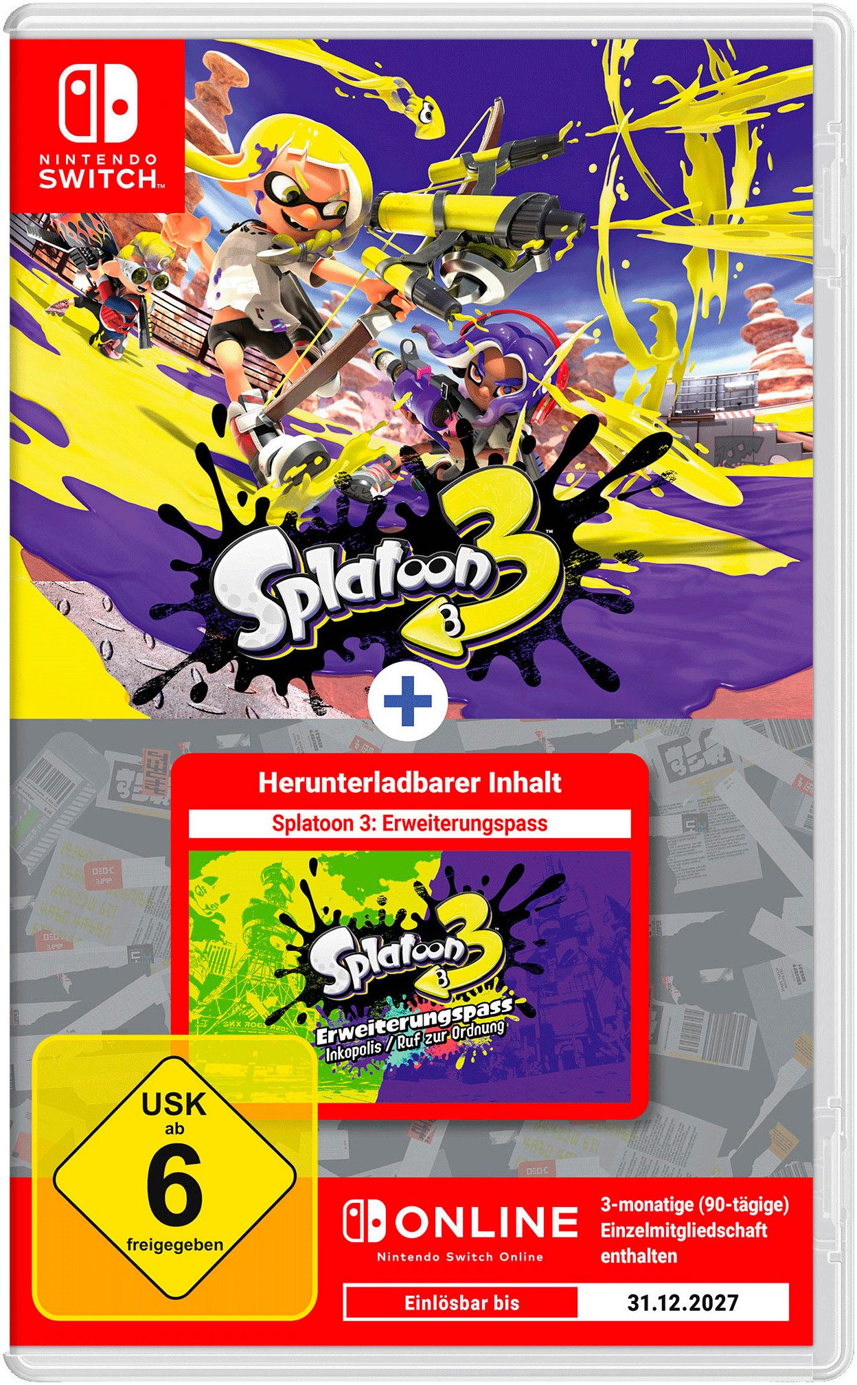 Splatoon 3 + Erweiterungspass - Set Nintendo Switch, Splatoon 3