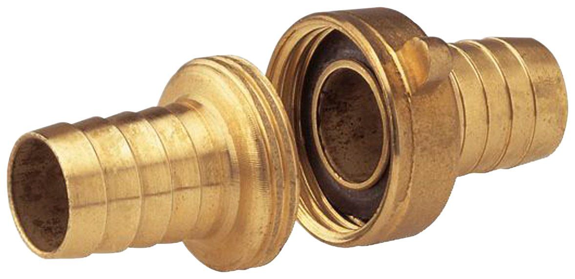 GARDENA Schlauchverschraubung »07152-20«, Messing 3-teilig 33,3 mm (G 1