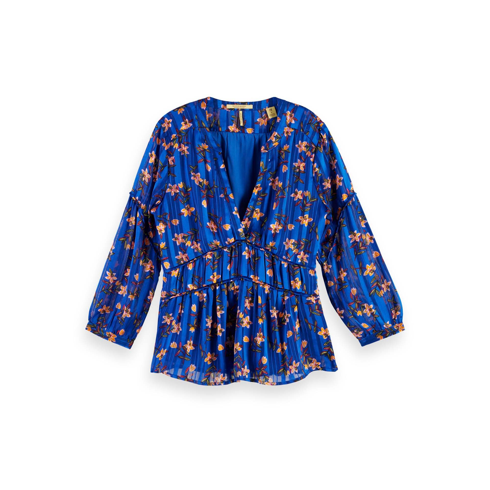 Maison Scotch Blusenshirt Maison Scotch Damen Bluse Printed Top 156561
