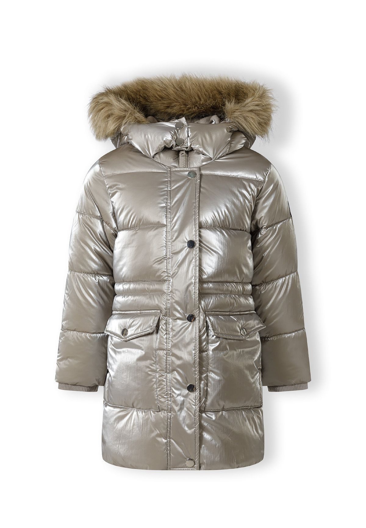 MINOTI Winterjacke Gefütterte Jacke im Metallic-Look, günstig online kaufen