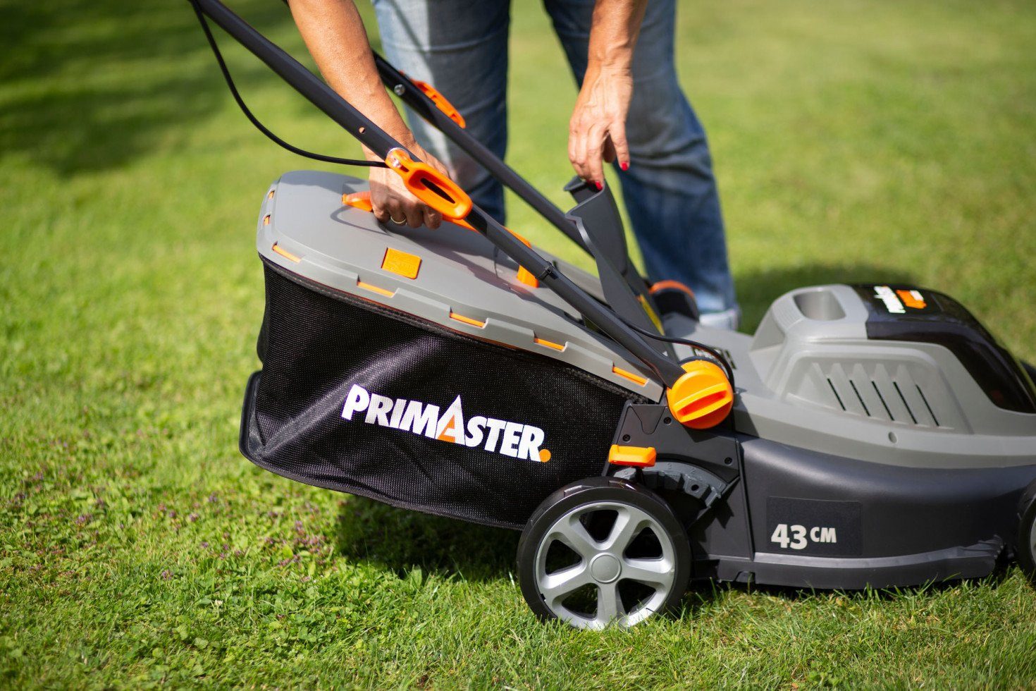 Primaster Akkurasenmäher Primaster Akku-Rasenmäher PMARM 4043 40 V inkl., Mit Akku + Ladegerät