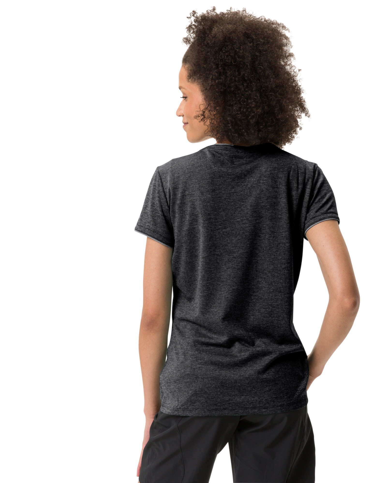 Womens Vaude Damen T-shirt T-Shirt Kurzarm-Shirt VAUDE Essential Black