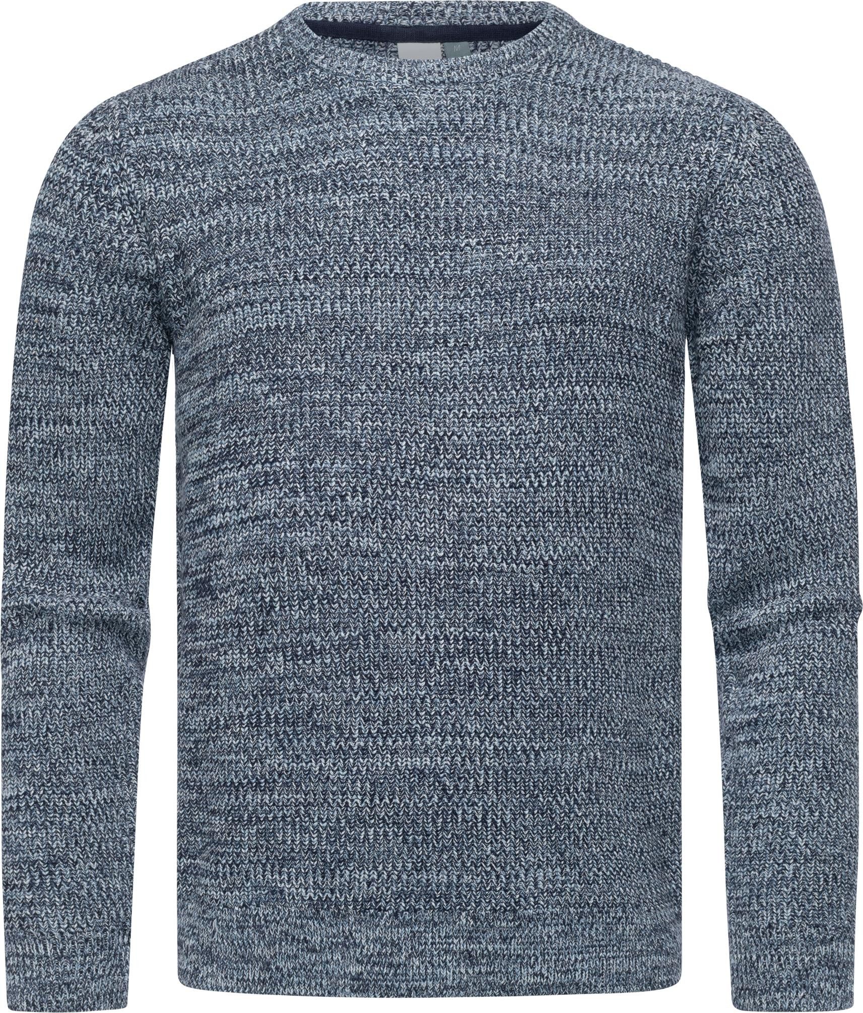 Ragwear Strickpullover Aralt stylischer Herren Sweatpullover mit Rippbündch günstig online kaufen