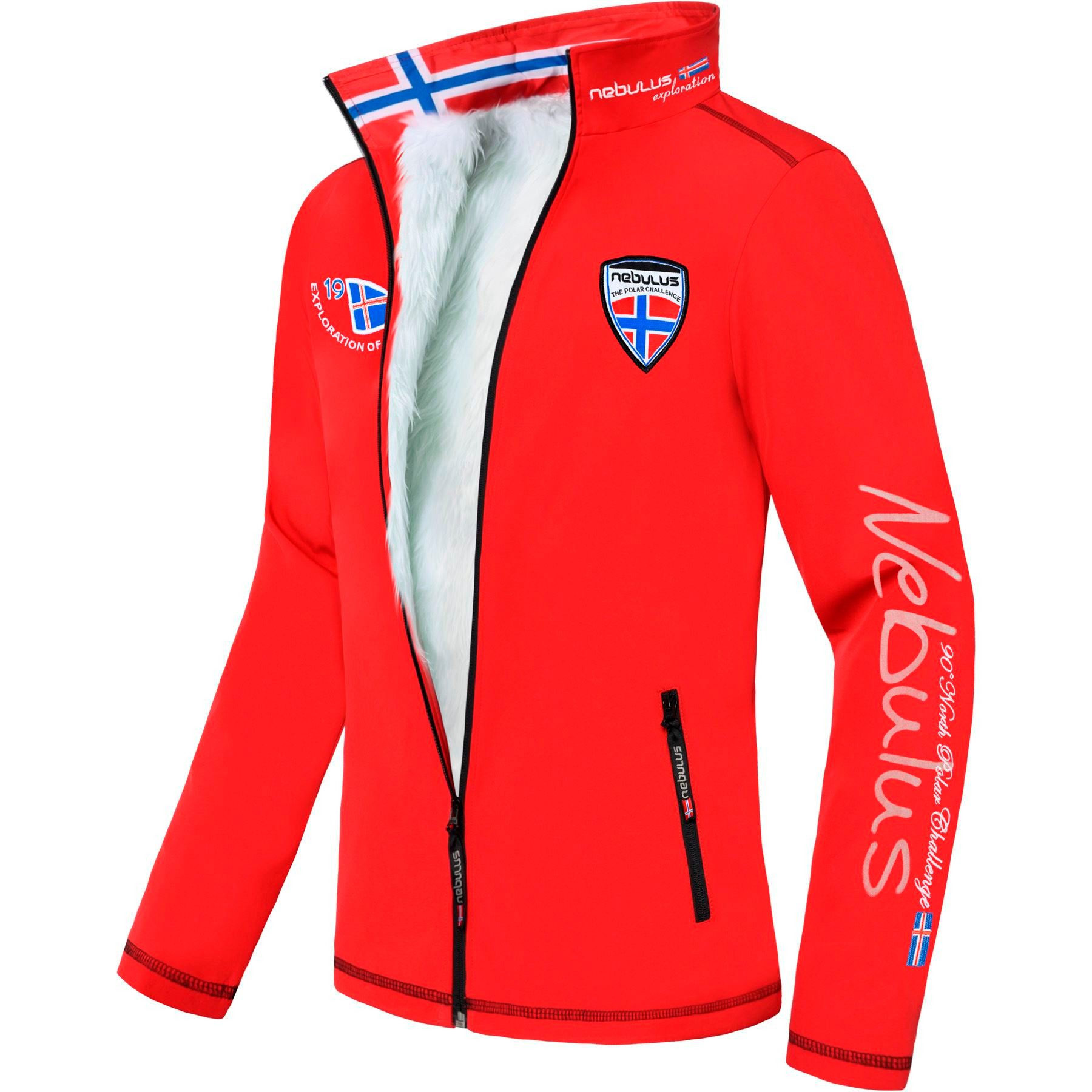 Nebulus Softshelljacke BURNER, P4756 - Herren, rot, M