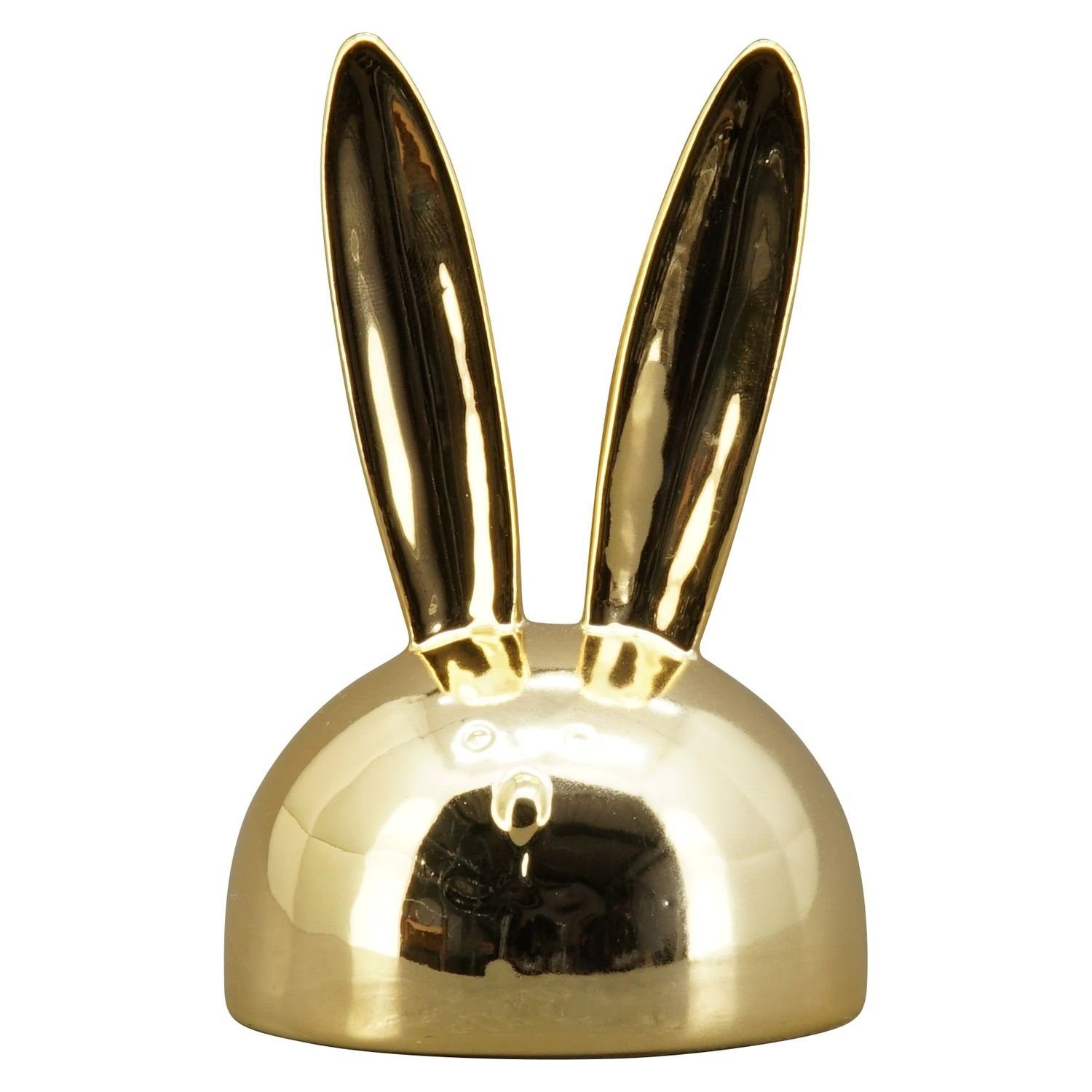 Exner GmbH Garten- & Wohnaccessoires Osterhase Hase Aurum - gold - Dolomite - 5,8x5x7,6 cm