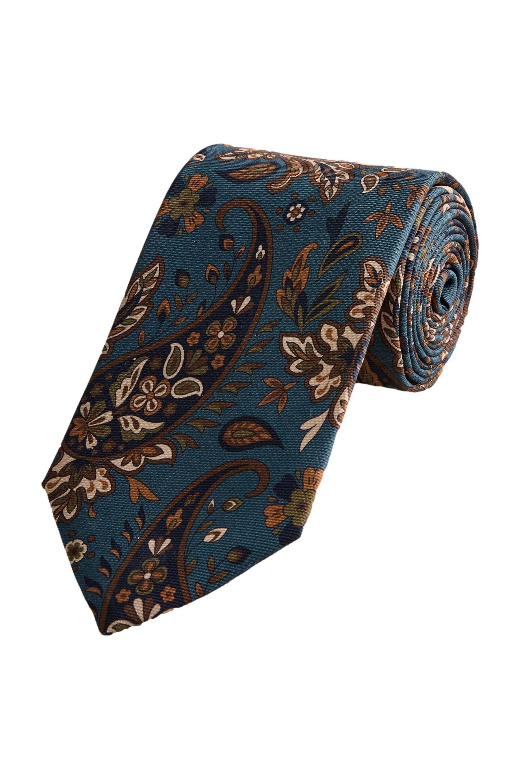 Krawatte Signature Italienische Seidenkrawatte Paisley