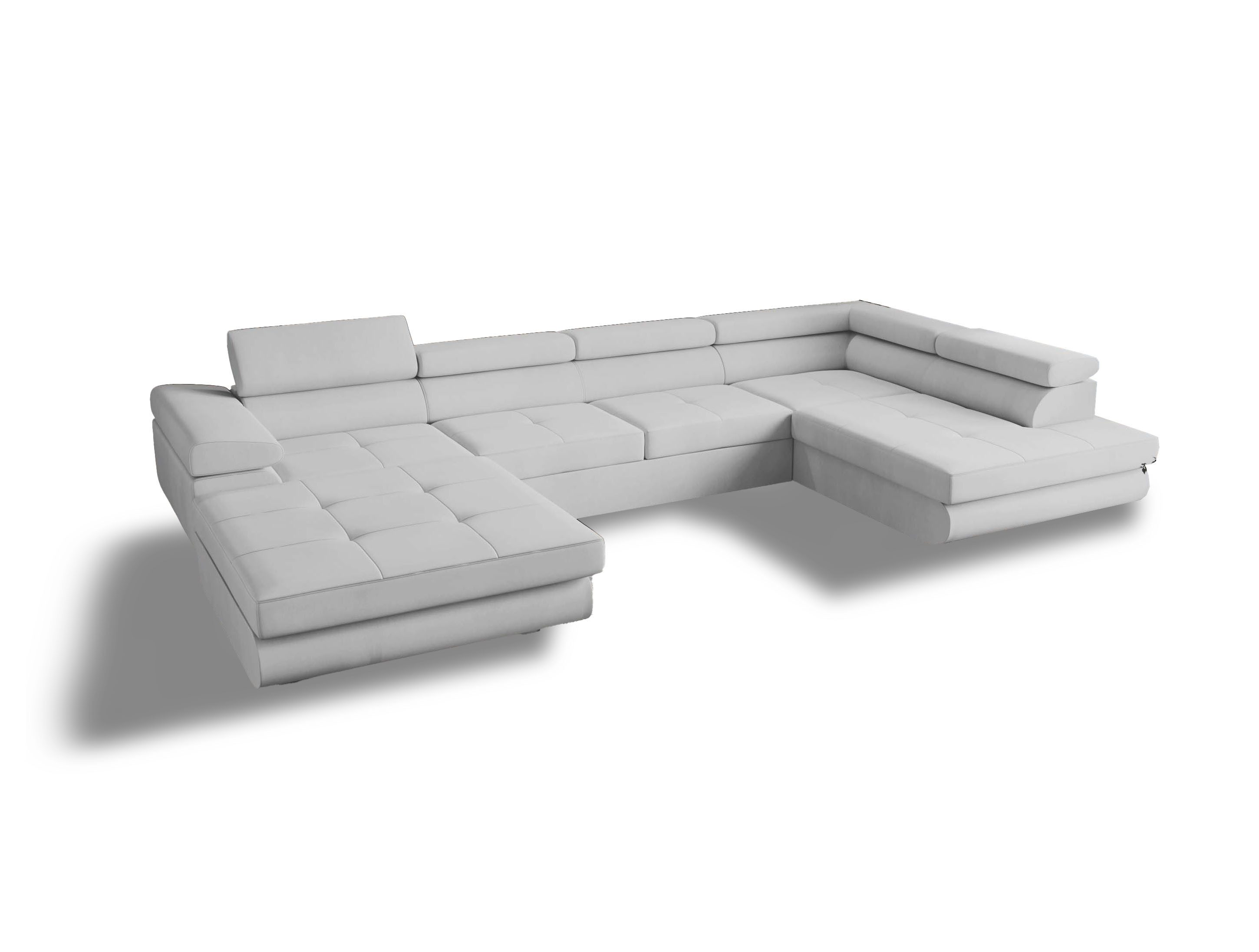 Goldstoff Wohnlandschaft mit Schlaffunktion, Couch für Wohnzimmer - Schlafs günstig online kaufen