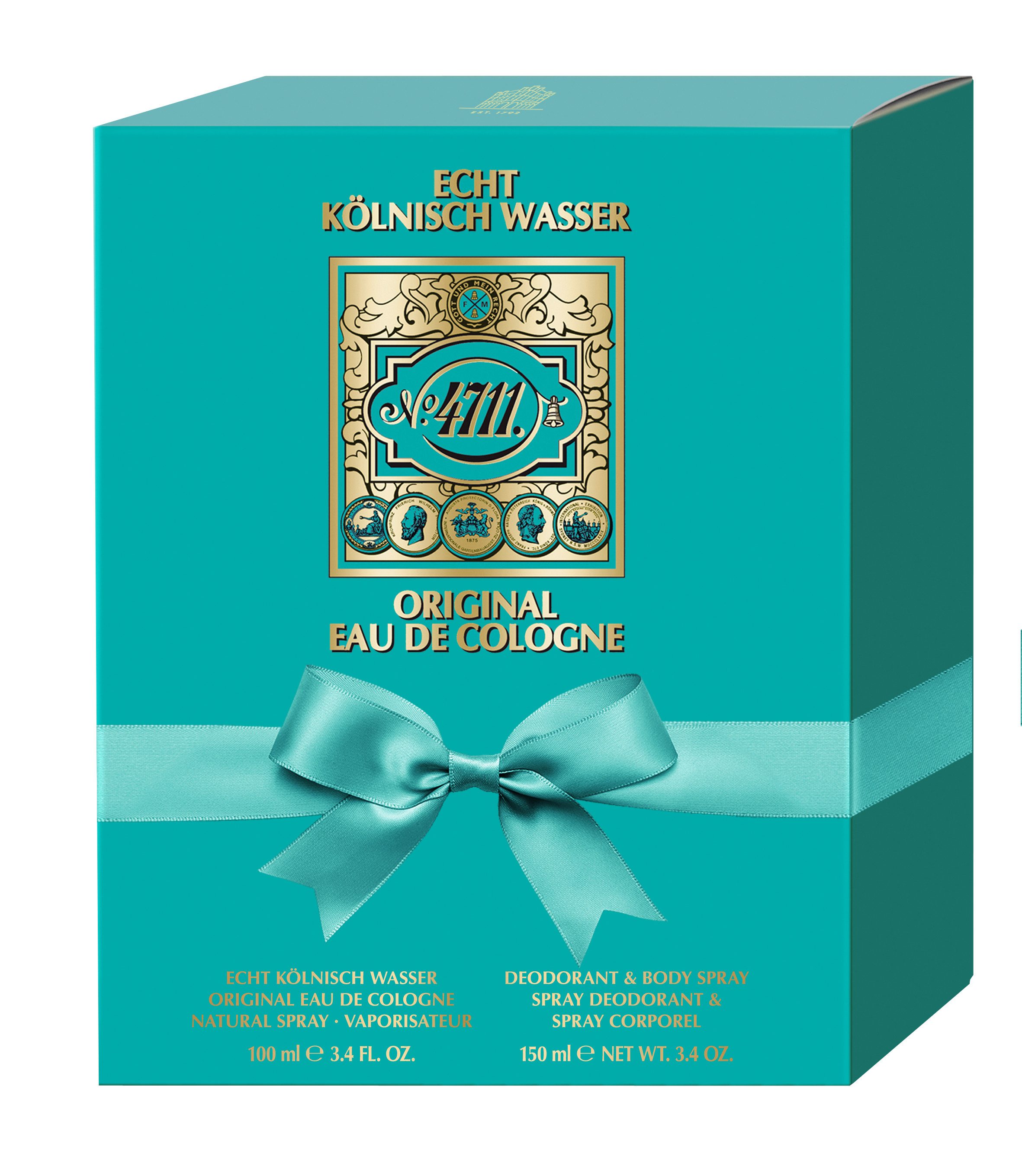 4711 Duft-Set 4711 Echt Kölnisch Wasser Duo Set (EdC 100 ml/ Deo 150 ml), 2-tlg.