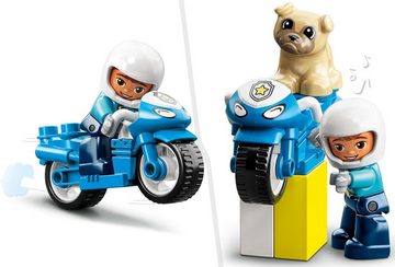 LEGO® Konstruktionsspielsteine Polizeimotorrad (10967), LEGO® DUPLO, (5 St), Made in Europe