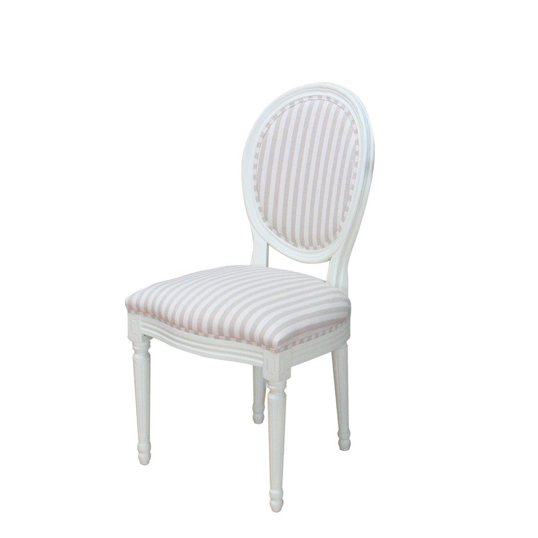 ebuy24 Esszimmerstuhl 2er Set Rokoko/Amaretta Esszimmerstuhl antikweiss, (2 St)
