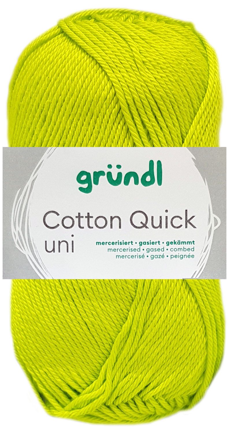 Gründl 50 Gramm Gründl Cotton Quick Uni Farbauswahl Häkelwolle