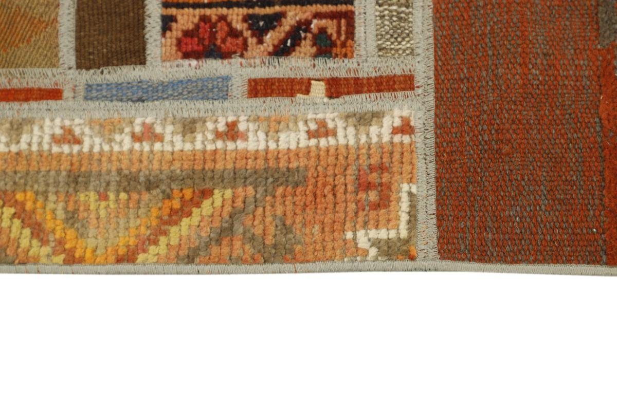 Handgewebter Perserteppich, / Orientteppich Orientteppich Patchwork Kelim 139x201 Höhe: rechteckig, Nain 4 Trading, mm
