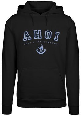 F4NT4STIC Kapuzenpullover Ahoi Knut & Jan Hamburg Print