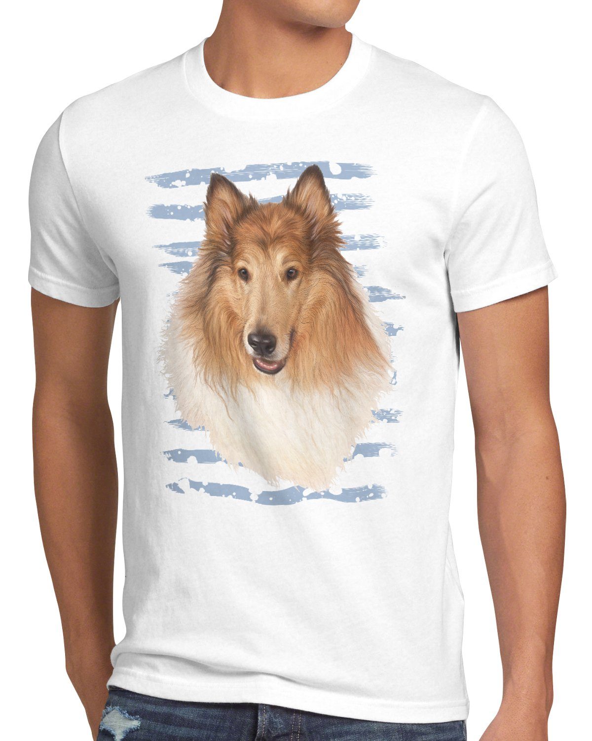 style3 Print-Shirt Herren T-Shirt Collie hundeliebhaber züchter tier online  kaufen | OTTO