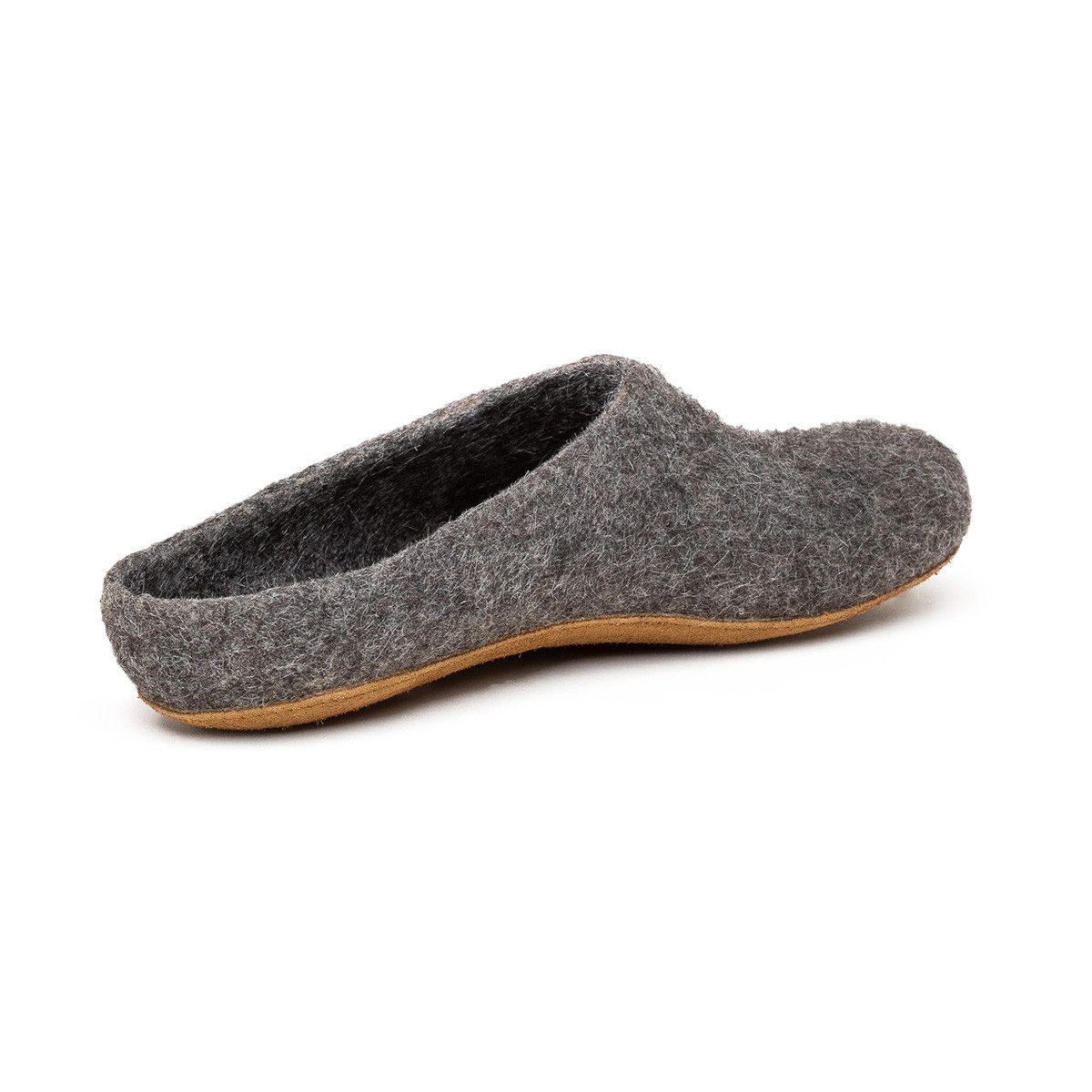 Magicfelt Filz Pantoffel (1-tlg) Pantoffeln - Aus 100% reiner Steinschafwolle, Mit Ledersohle