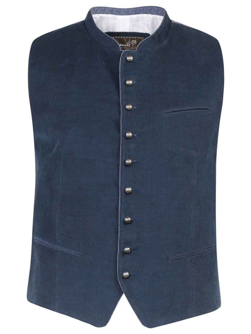 MarJo Trachtenweste Trachtenweste Oberroth vintage blue