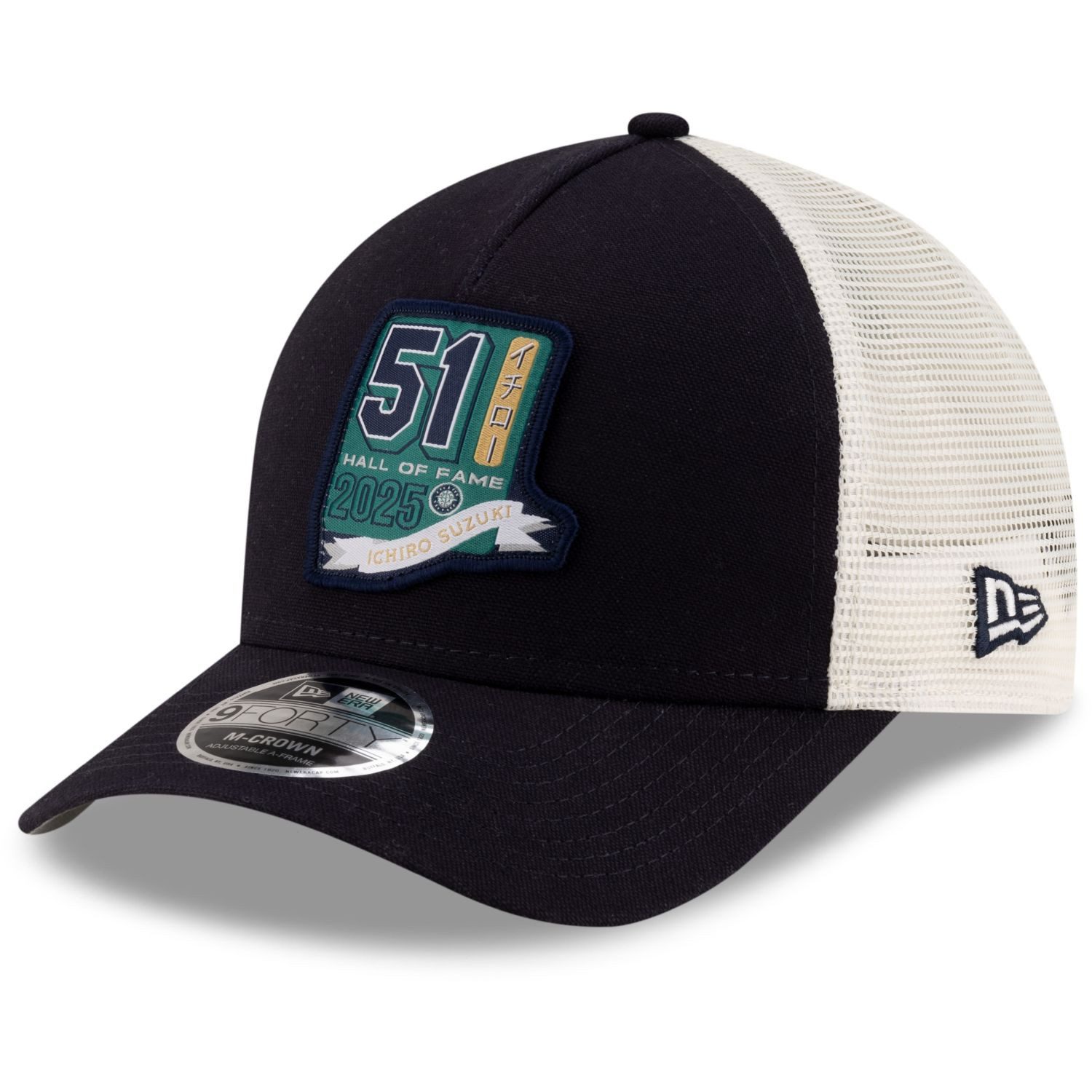 New Era Trucker Cap 9Forty MCrown Trucker HOF Ichiro Suzuki