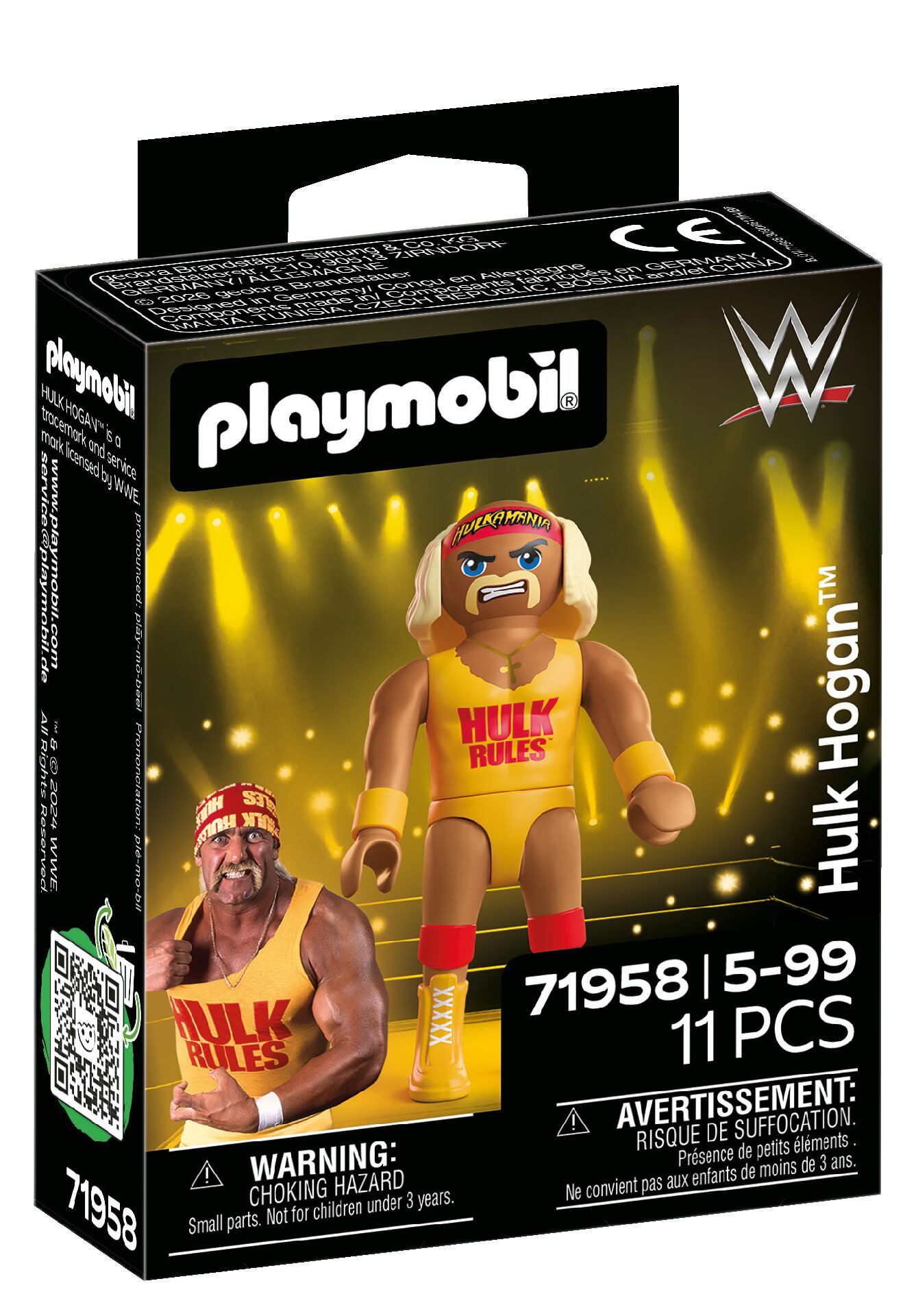 Playmobil® WWE Hulk Hogan (71958), WWE Konstruktions-Spielset, Made in Europe – Bild 3 von 3