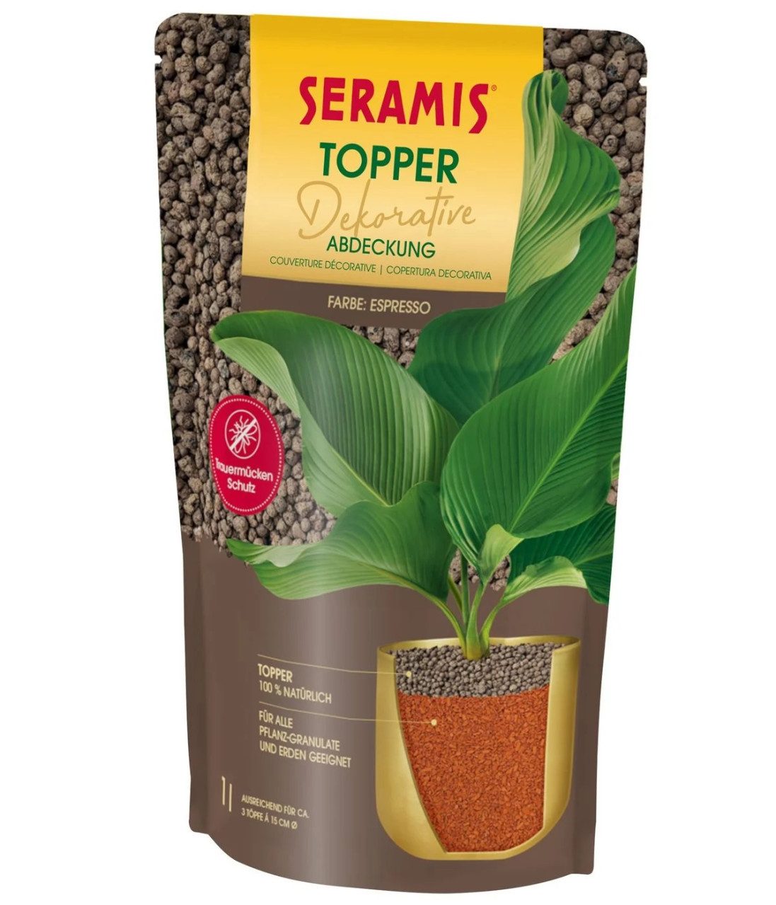 Seramis Pflanzgranulat Seramis Pflanzgranulat Topper espresso 1 L