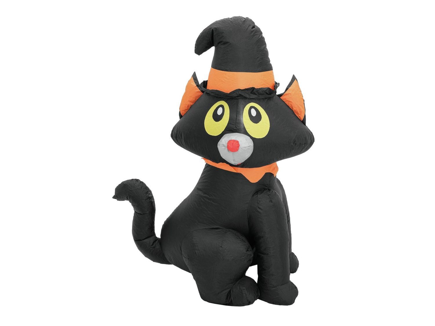 INNA-Glas Dekofigur Deko Halloween WEENIE, mit Hexenhut, selbstaufblasbar, 80x55x125cm