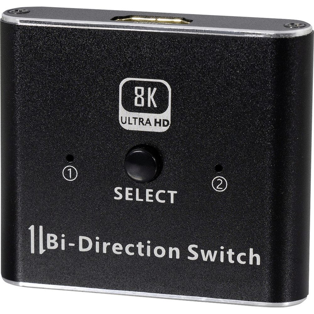 Maxtrack Maxtrack 1+2 Port HDMI-Switch 7680 x 4320 Pixel Netzwerk-Adapter