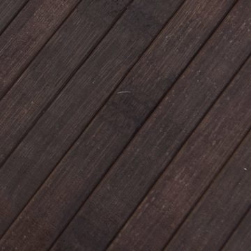 Teppich Teppich Rechteckig Dunkelbraun 80x500 cm Bambus, vidaXL, Rechteckig