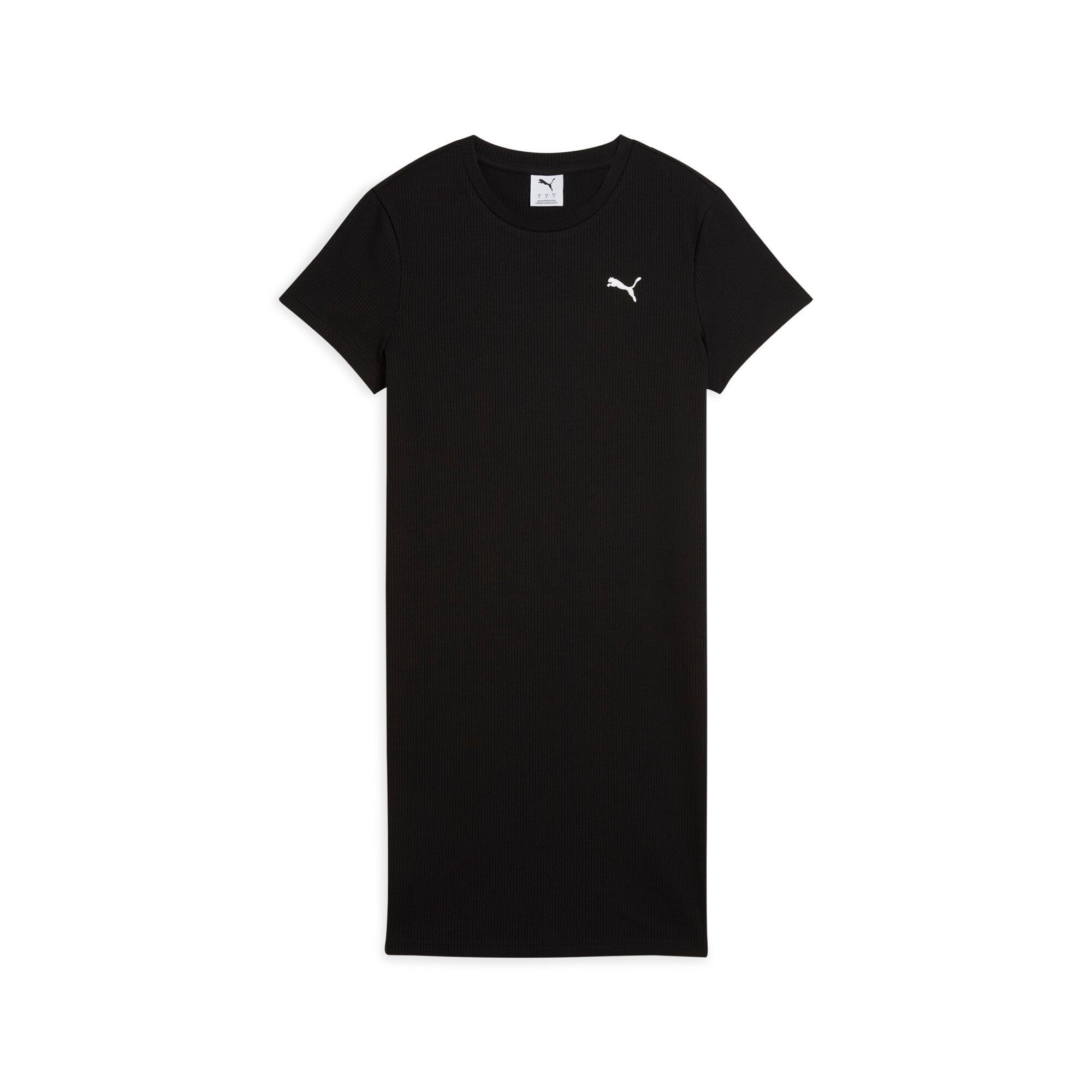 PUMA Sommerkleid ESS ELEVATED Bodycon Rib Dress PUMA BLACK
