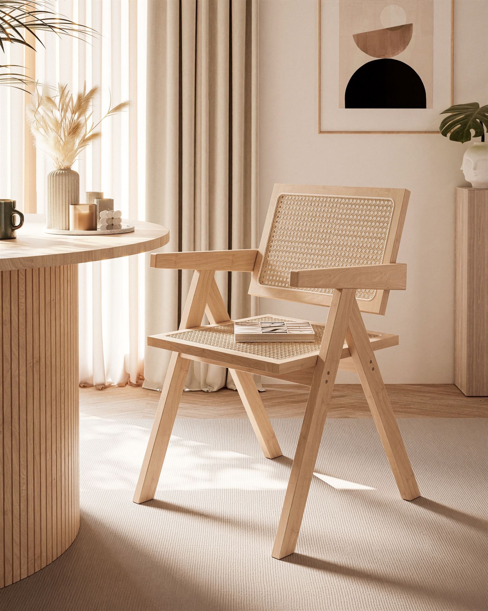 Lookway Rattanstuhl BOHO Essstuhl mit synthesisches günstig online kaufen