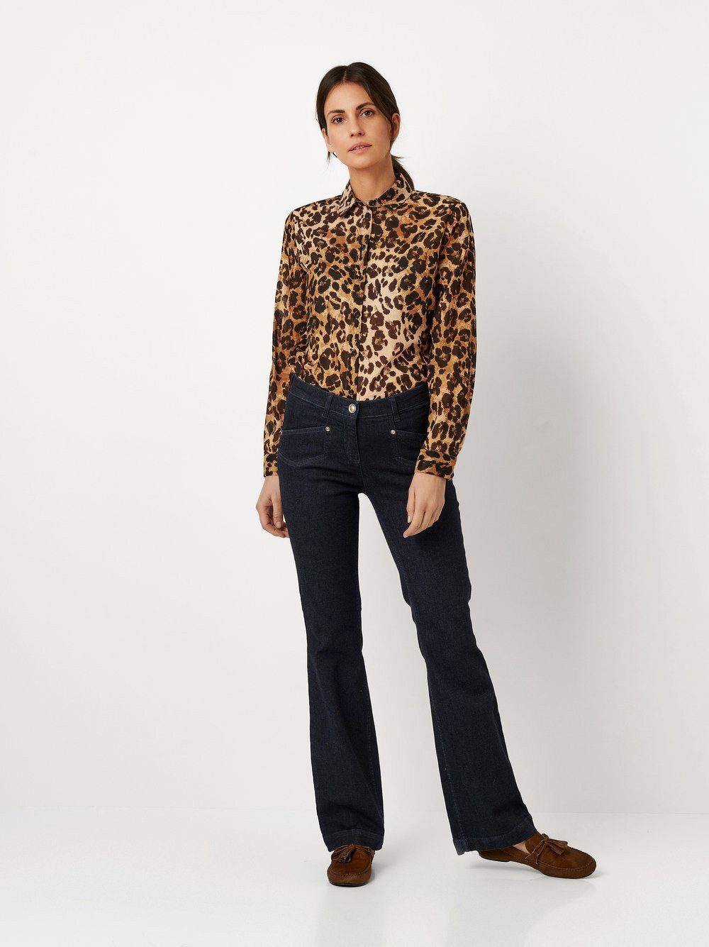 TONI Hemdbluse Clay mit Leoprint günstig online kaufen