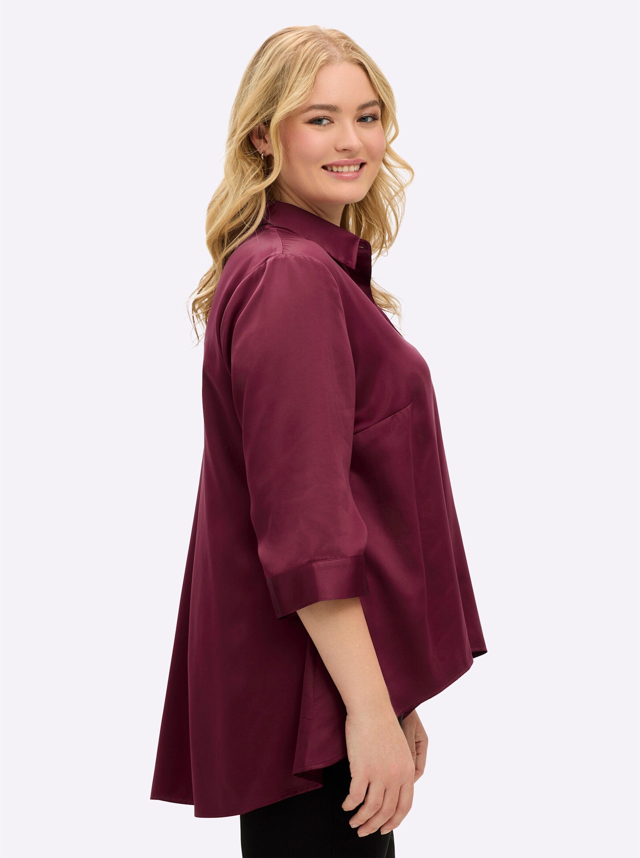 Sheego Klassische Bluse Bluse 3/4-Arm