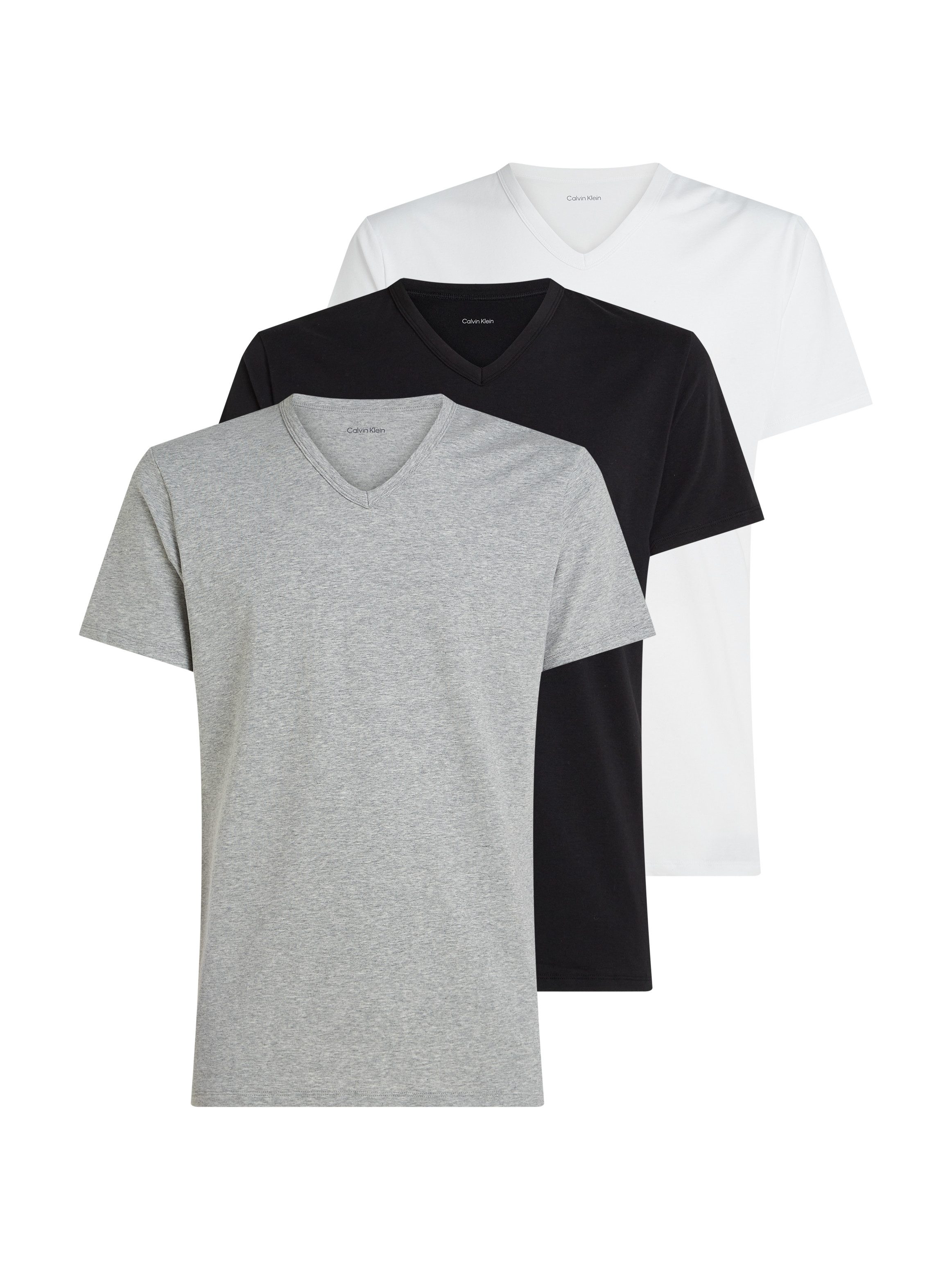 Calvin Klein Underwear T-Shirt (Packung, 3-tlg., 3er-Pack) mit Logo am Saum günstig online kaufen