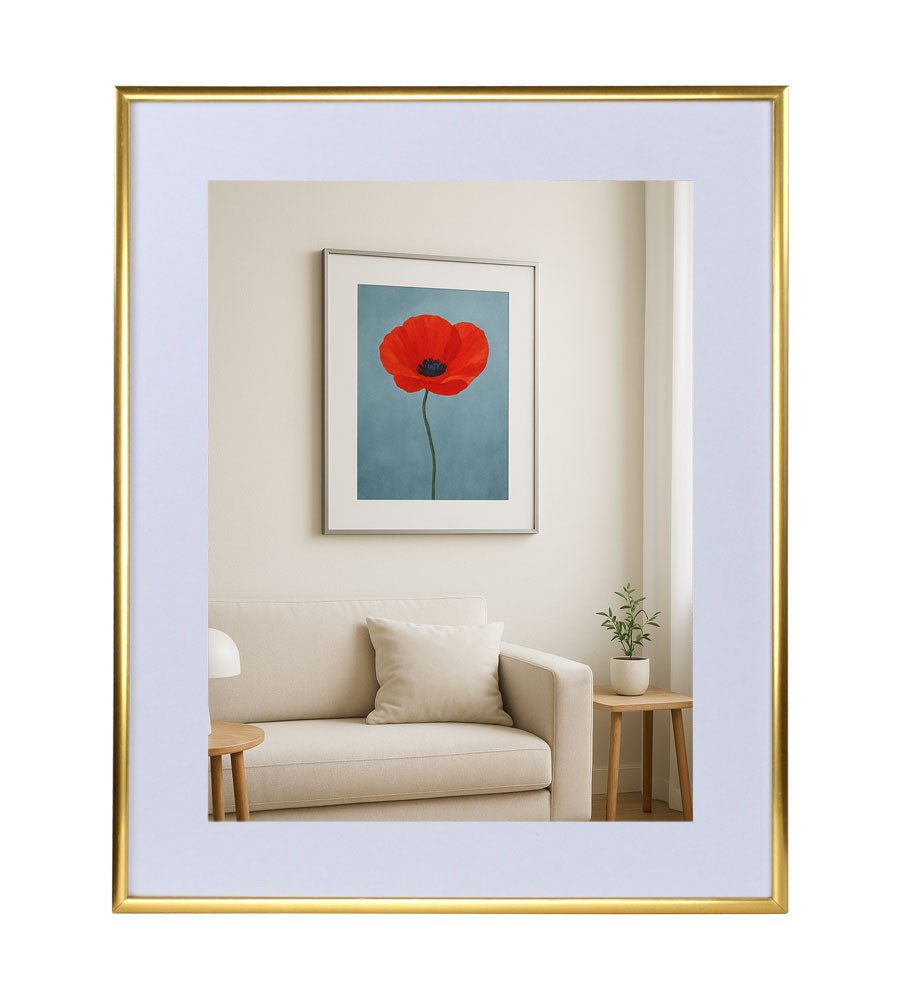 IDEAL TREND Bilderrahmen New Lifestyle Kunststoff Bilderrahmen mit Passepar günstig online kaufen