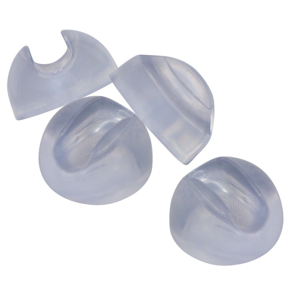 Feel2Home Tischbein Tischbeinschoner Bodenschutz 4er Set Hairpin 12mm Schwarz Transparent, Rutschfest