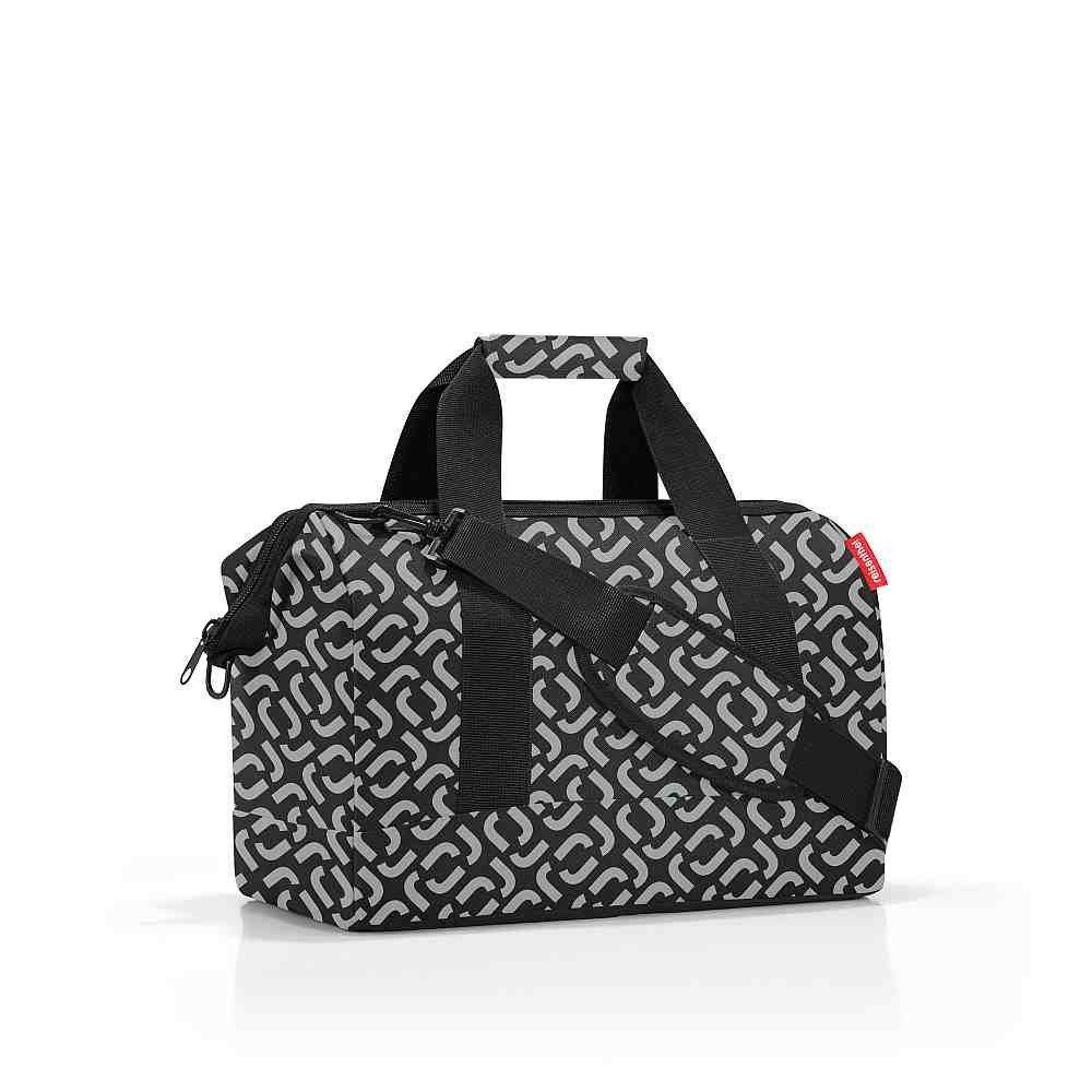 REISENTHEL® Reisetasche reisenthel allrounder M signature black MS7054 schwarz Reisetasche Tas
