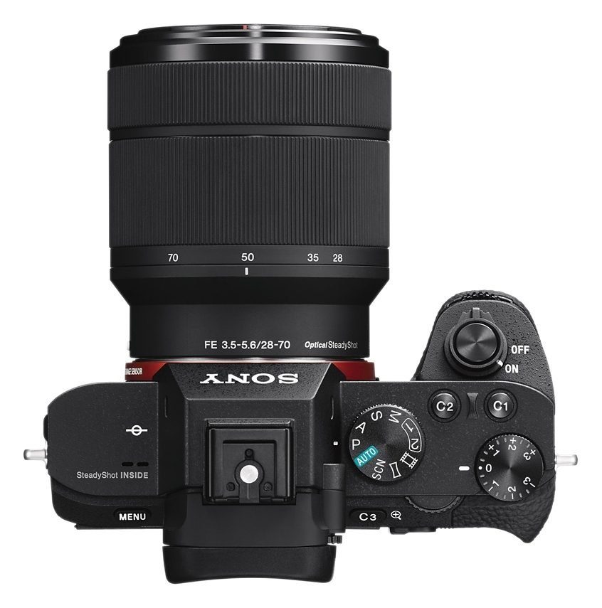 Sony A7 II Systemkamera (SEL-2870, MP, 24,3 HDR-Aufnahme, (Wi-Fi), Gesichtserkennung, Makroaufnahme) WLAN NFC