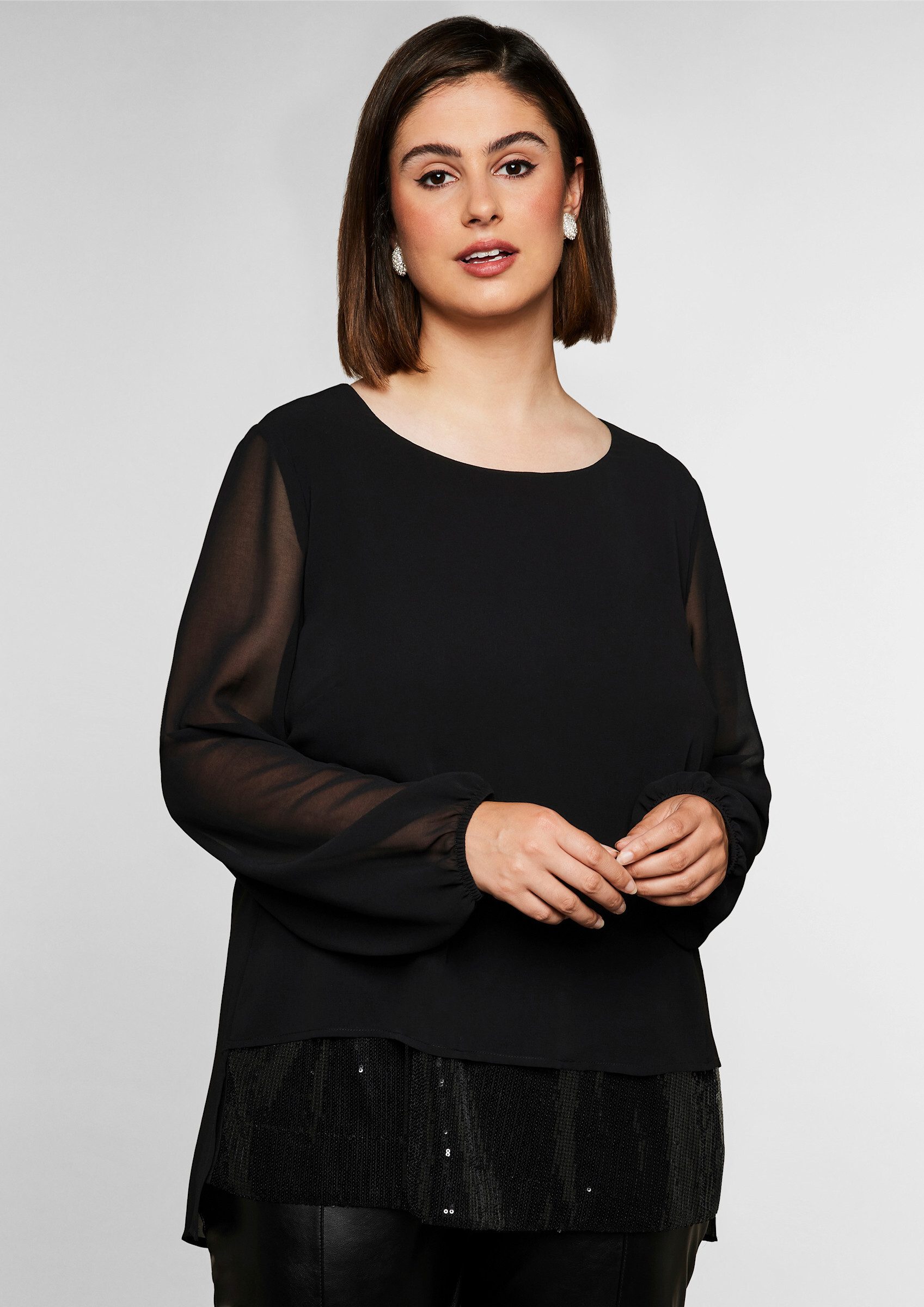 Sheego Klassische Bluse Tunika günstig online kaufen