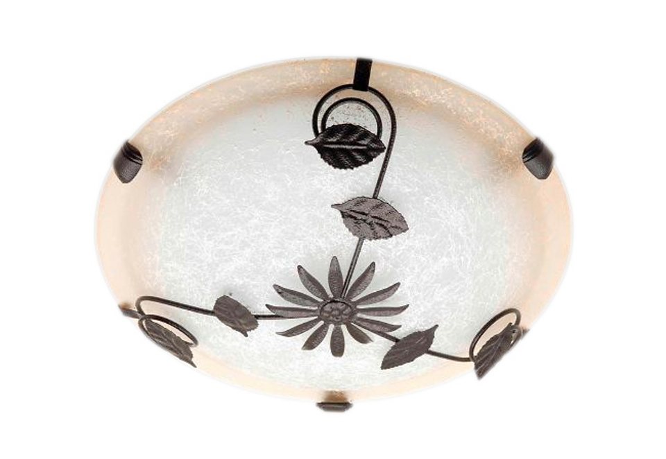 brilliant leuchten deckenleuchte provence 1 flammig weiss braun